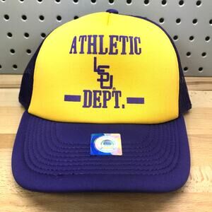 Louisiana State University LSU Tigers NCAA Vault TOW Yellow Trucker Hat NWT Cap